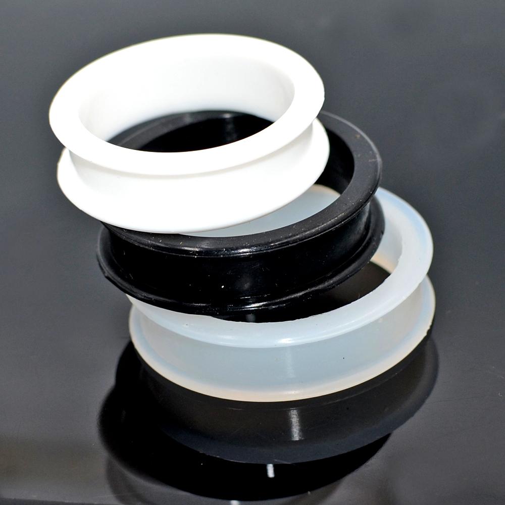 2 Stück Supergroß Flexibler Silikon Doppel Flared Ohr Tunnel Plug Ohr Piercing Flesh Tunnel Ohr Gauge Expander Dehner Piercing