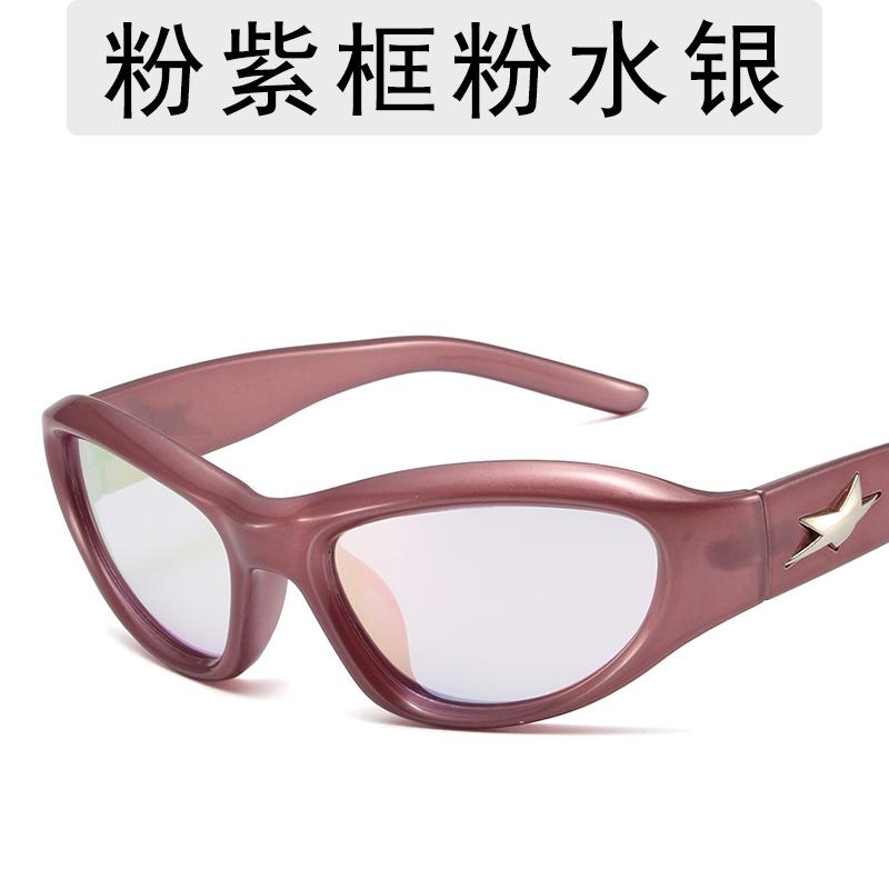 New Y2K Fashion Sunglasses Women's  Designers Decorate Stars Sun Glasses Men's Outdoor Sports Eyewear UV400 Gafas De Sol