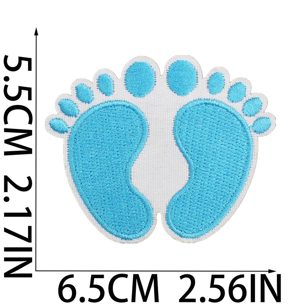 Male Treasure Theme Embroidery Cloth Sticker Onesie Decorative Patch Sticker Cartoon Diaper Computer Embroidery Chapter Trojan Horse Subsidy