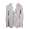ISAIA 003313 POMPEI cashmere windowpane check tailored jacket Jacket 48 grayUsed