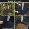 Non-Woven Tree Mulch Ring Weeding Barrier, Protector Mat, Plant Cover, Anti Grass, Gardening Fabric Weed Control, 15cm-52cm