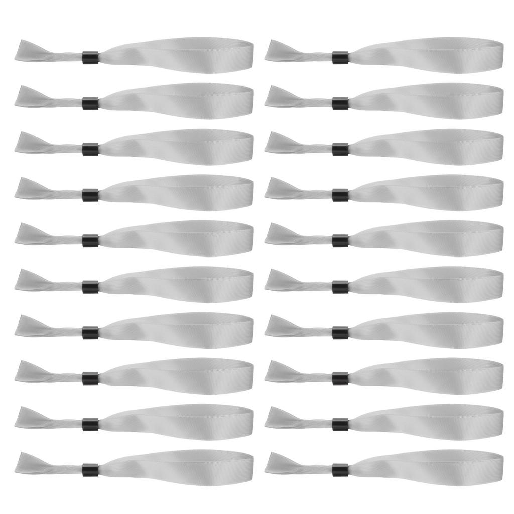 20pcs Wrist Bands Cloth Event Wristbands VIP Wrist for Events Disposable Wristbands Events Colored Wrist Bands Concert Party