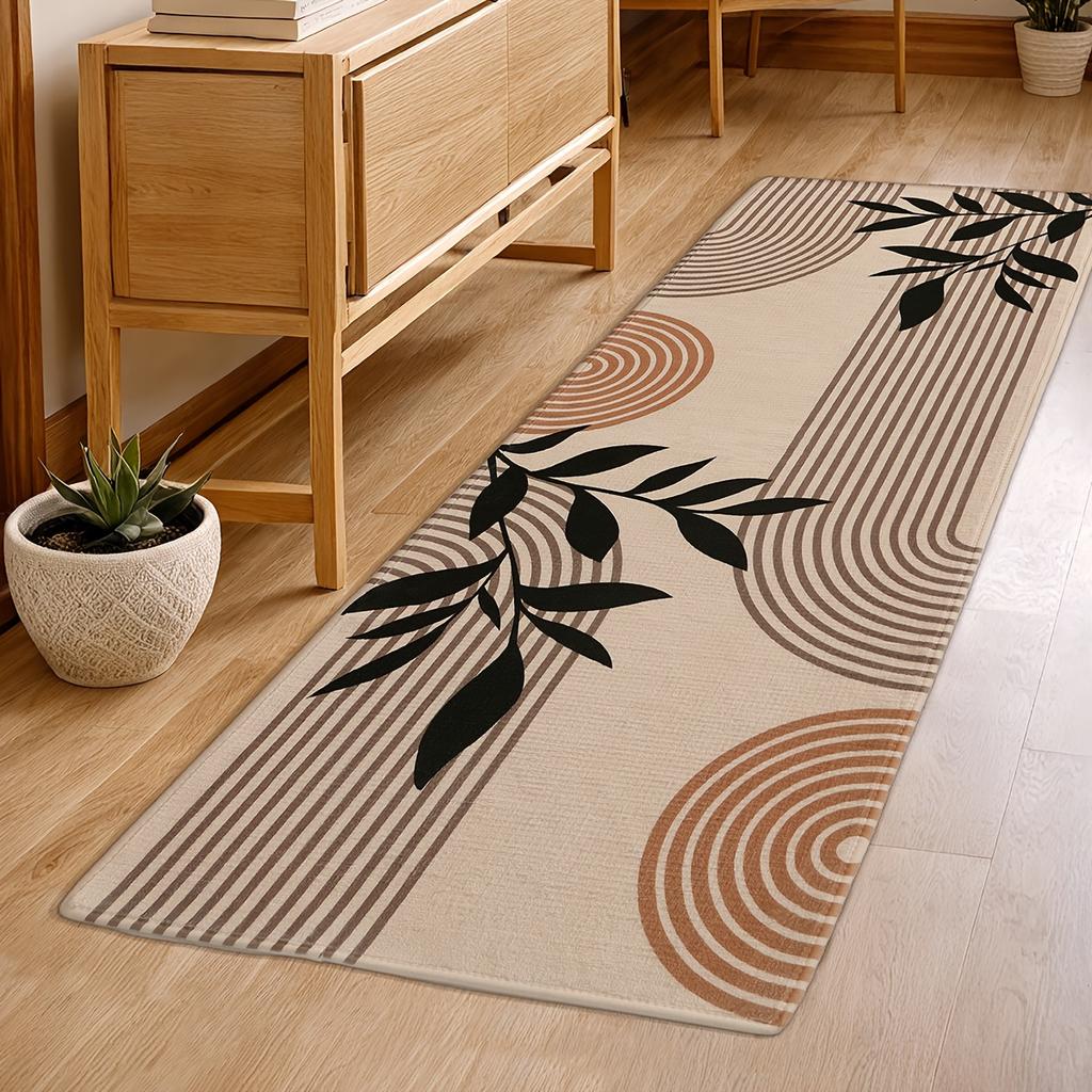 Modern Simple Home Carpet Easy to Clean Anti Slip Strip Kitchen Bedroom Carpet Bedside Carpet Home Decoration