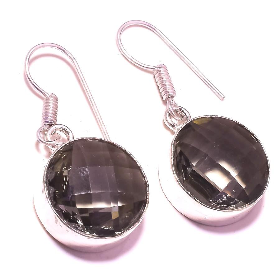 

Alexandrite Gemstone Handmade Ethnic Drop Dangle Jewelry Earrings 1.80 N3Z22