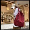 Large Capacity Japanese Style Canvas Backpack for Women - College & Casual Use