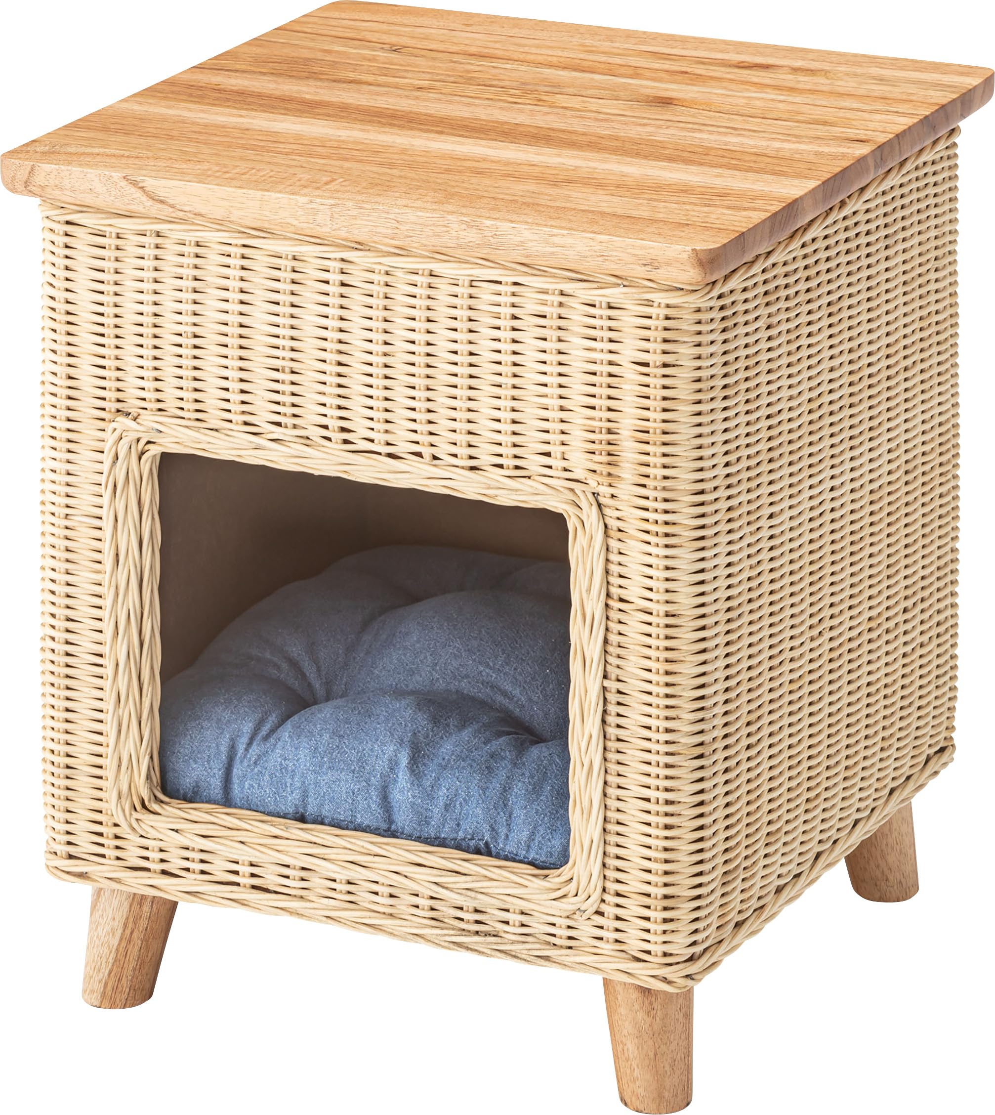 

Azumaya Pet Stool, Natural, W40×D40×H45cm, PET-63