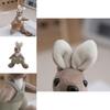 Adorable Plush Kangaroo Keychain Doll With Cute Design For Couples And Collectors