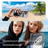 Wireless Mobile Selfie Projector with Split Screen and Teleprompter for Live Streaming