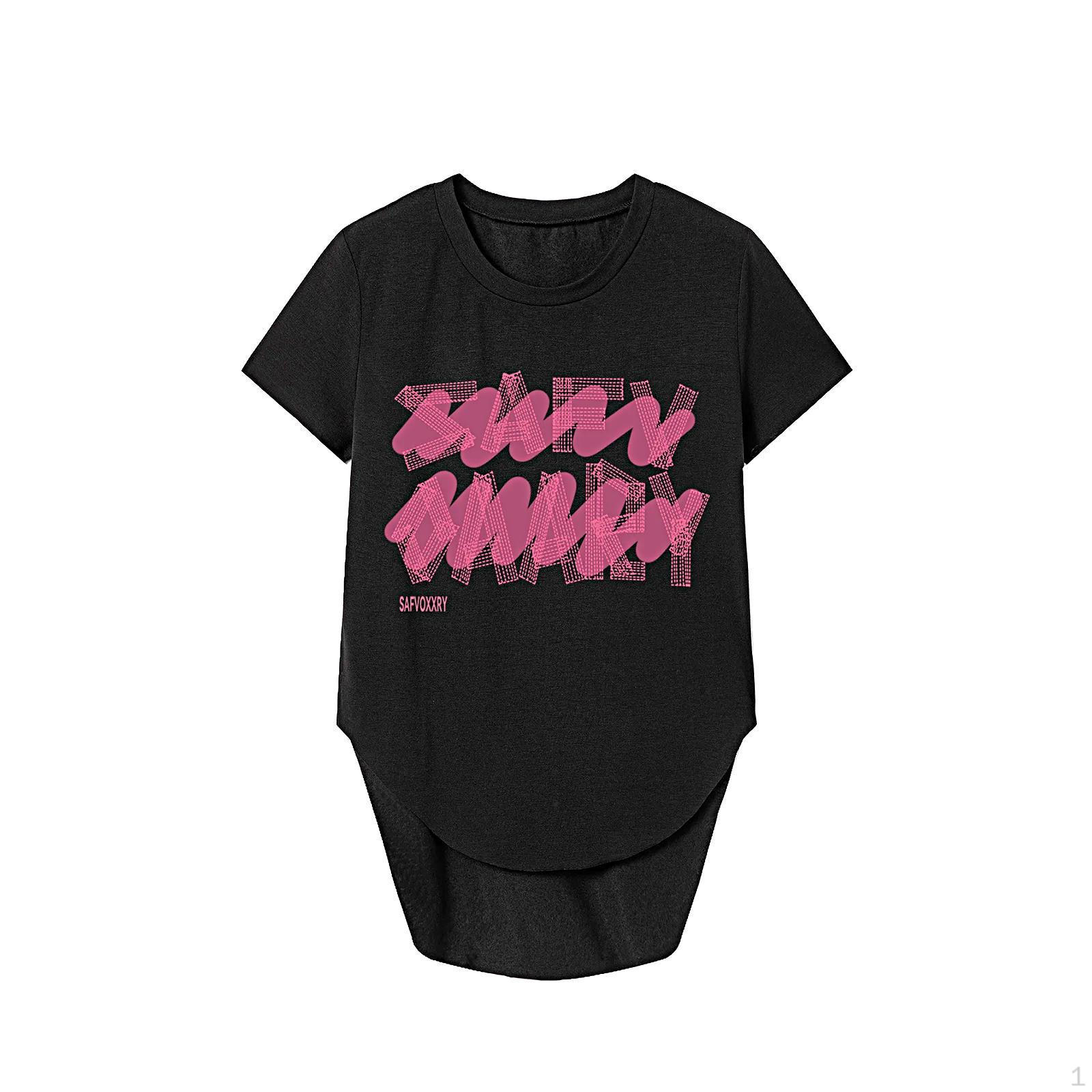 

T Shirt for Women Summer Crewneck Tee Sports Hiking Beach Daily Wear Street