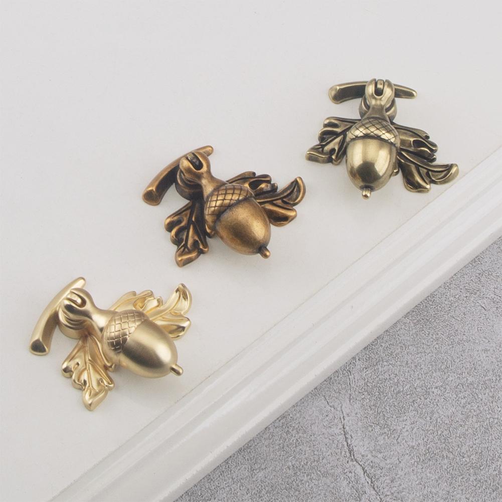 Handle Drawer Knob Zinc Alloy Note Red Bedside Cabinet