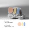 Calendar style sticky notes, polka dot geometric note stickers, office ledger decoration, classification index, sticky notes