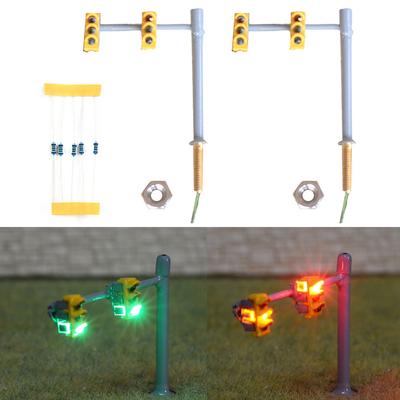 Set Model Traffic Lights With 5X Resistors 20mA Accessories
