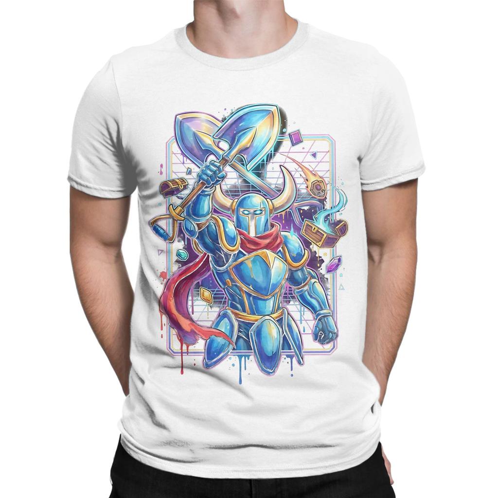 Shovel Knight Vaporwave Aesthetic Retro Design poster Graphic Funny 100 Cotton TShirt Shovel Knight Tops Tees For Unisex