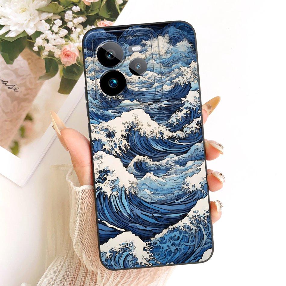 For Realme GT 7 Pro Fashion Dusk Beach Painting Phone Case For Realme GT7 Pro RMX5010 Soft Silicone Covers Bumpers