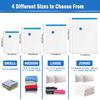 Vacuum Storage Bags With Valve Folding Compressed Space Saving Clothes Storage Big Size For Towel Cloth Blanket