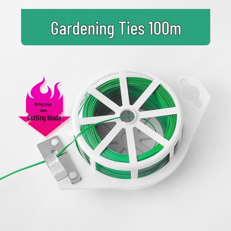 Gardening Tie Wire with Built-in Cutter
