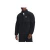 Under Armour Logo Pattern Loose-Fit Sherpa Zip-Up Jacket Men Jacket Black 1366091-001