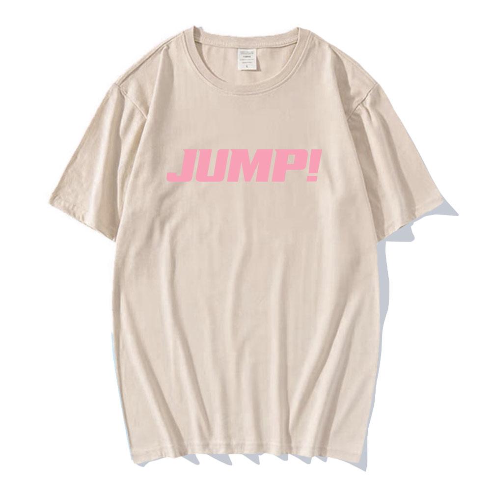 Jump Single Graphic 2025 T-shirt Band and Pink Girls' Band Tshirts Cotton Fashion Short Sleeve T Shirt Men Women Clothing