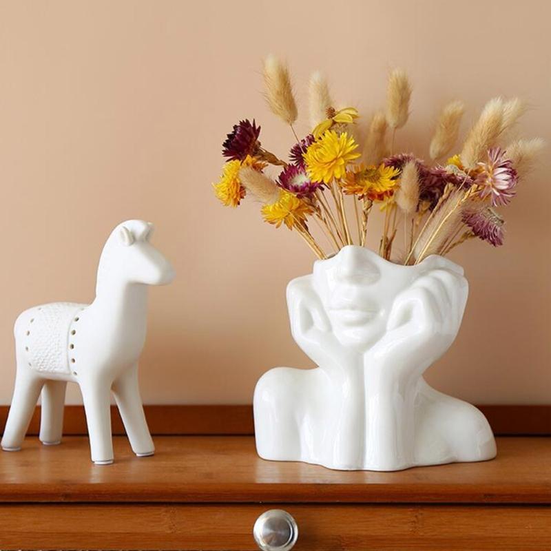 Succulents Flower Pot Resin Silicone Mold Suitable for Diy Garden Concrete Flower Pot Candle Holder Crafts Home Decor