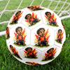 Soccer Player Celebration  Size 5 Soccer Ball Machine Stitched Outdoor Training and Matches Unique Gift for Soccer Lovers