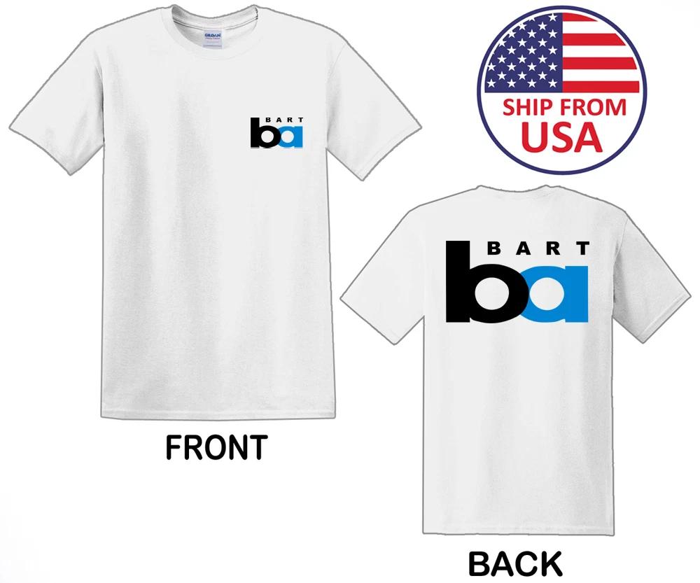 Bay Area Rapid Transit Men s White Size S to 3XL S