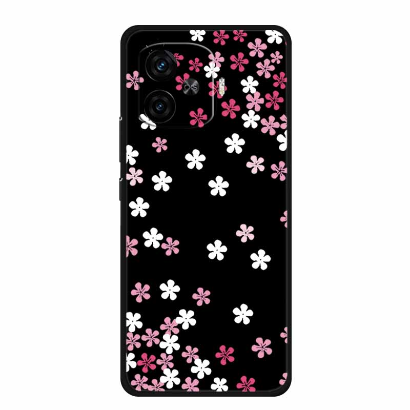 Black Silicone Case For Vivo iQOO Z9 Turbo Plus Case Z 9 Turbo Coque Soft Back Cover For Vivo iQOO Z9 Turbo Phone Case Cartoon