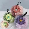 Non-Shedding Flower Bathing Ball Body Massage Rich Bubble Bath Towel Scrubber Ultra-Gentle Shower Sponge for Sensitive Skin