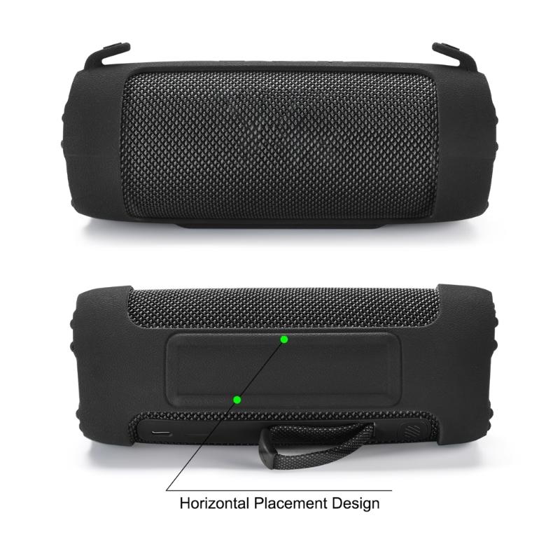 Silikon-Schutzhülle für FLIP 7 Wireless-Lautsprecher Schutzhülle Abnehmbarer Schultergurt