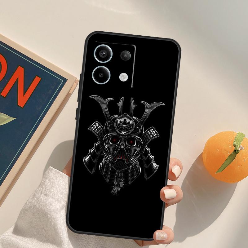 Samurai Oni Mask Funda For Xiaomi Redmi Note 9 10 11 12 13 14 Pro 9S 10S 11S 12S Redmi 13C 10C 12C 14C Case