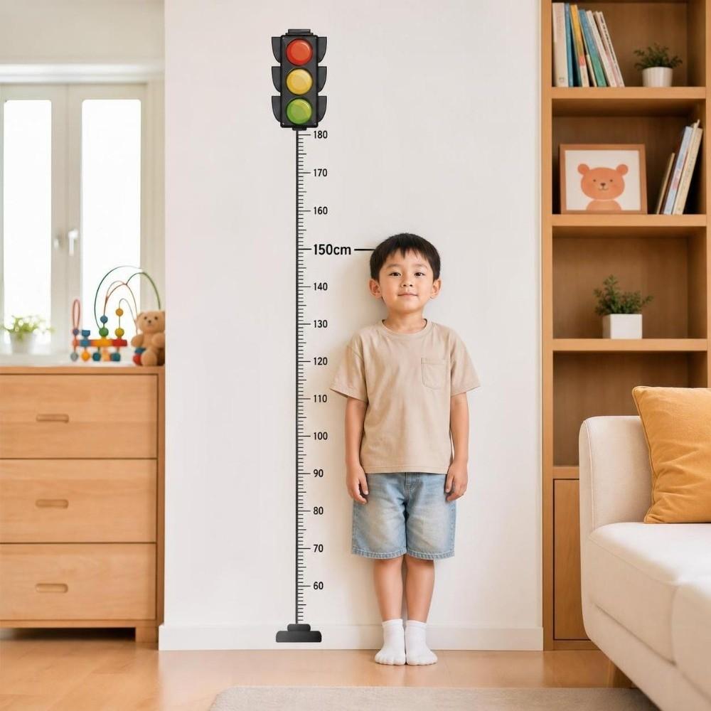 Peel and Stick Kids Growth Chart Decal Removable Growth Measuring Tool Kids Room