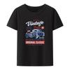 Speed Power Vintage Iron Hotrod Custom 1986 Auto Shop Genuine Equipment Original Classic Real American Iron Casual Print T Shirt