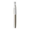 Anterique Ballpoint Snow Oil-Based Pen, 0.5mm, Brass, White, BP2-SW