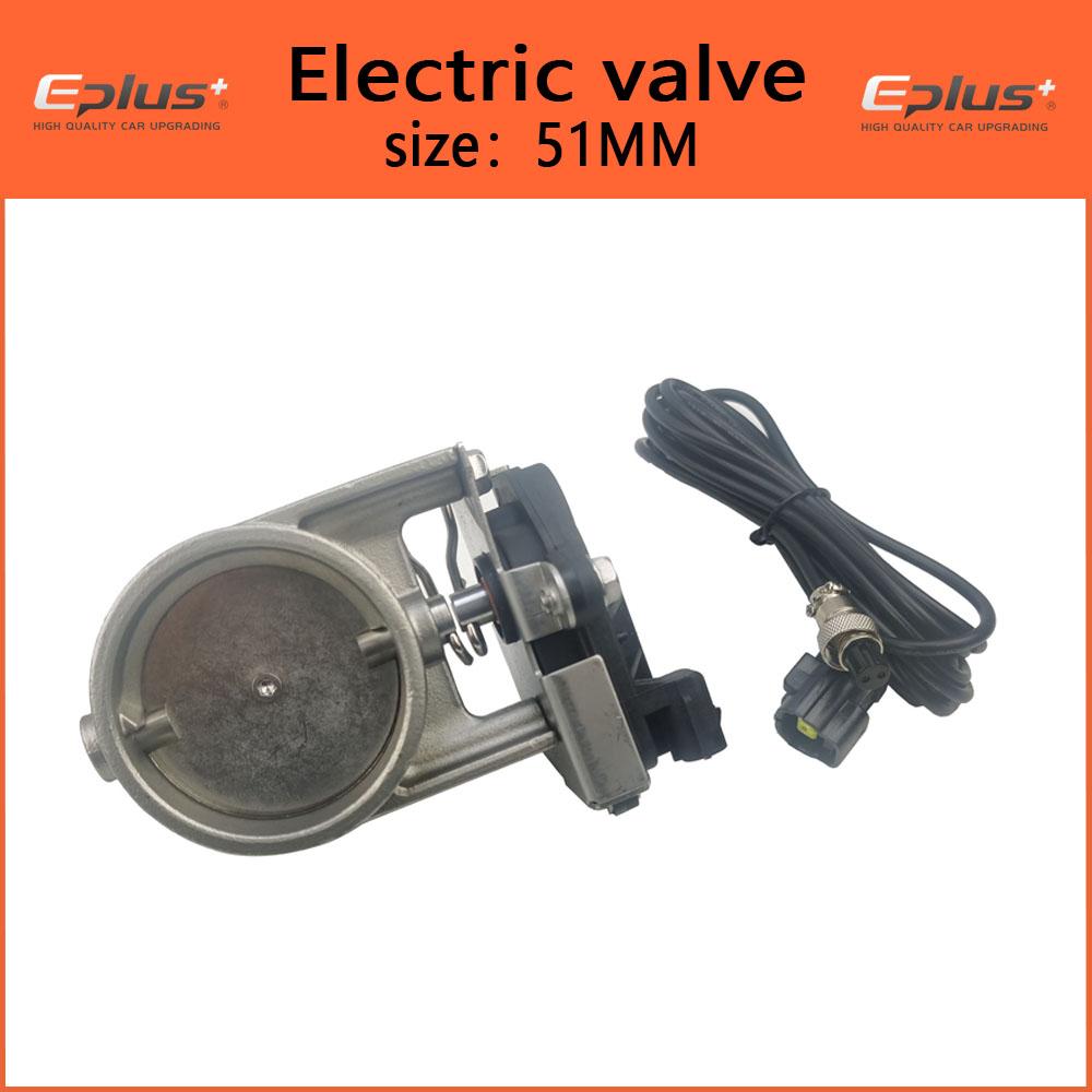 EPLUS Universelles Auto-Auspuffrohr Elektrisches Ventil-Kit Mehrwinkel-Modus 51 60 63 70 76MM Steuergerät Fernbedienungs-Kit