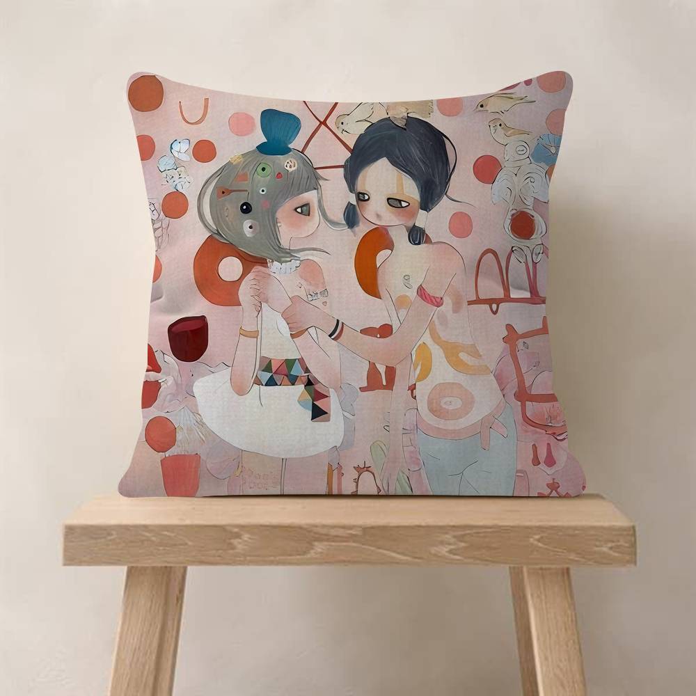 Aya Takano Decorative Personalized Picture Text Home Decorative Pillows Household Gifts Xcm