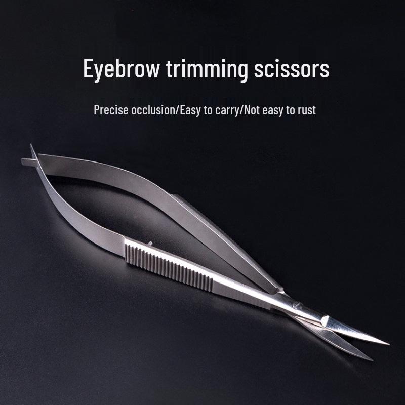 

Russian Swallowtail Stainless Steel Cuticle Nipper with Curved Tip - Multifunctional Manicure Tool with Small Blade