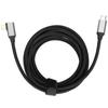 100W Right Angle 5A Type C PD Cable for Xiaomi Phone Tablets Nylon USB C Fast Charging Cable