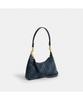 Coach Juliet Shoulder Bag 25 In Regenerative Cotton Denim With Quilting Cdz67 B4Ymw