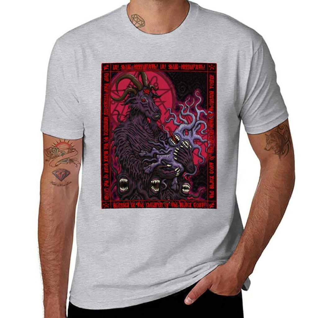 Black Goat Icon Azhmodai 2018 TShirt summer clothes customizeds mens t shirt