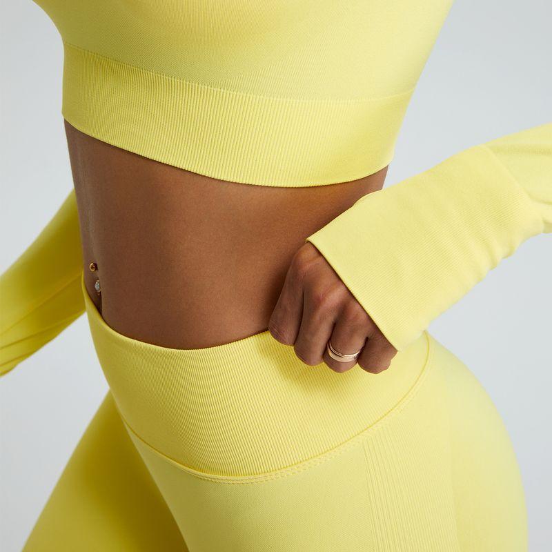 Fall and Winter New Arrival Seamless Long Sleeve Yoga Wear Women's Sports T-Shirt Tops Breathable Quick-Drying Tight Workout Clothes