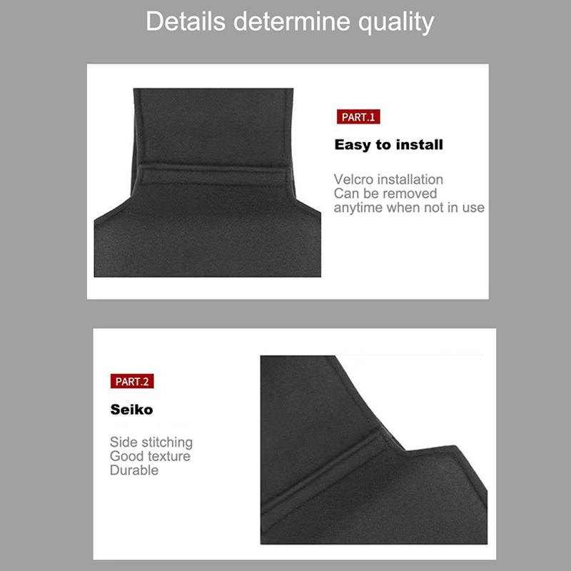 RUDX8 Car Headrest Cover Auto Seat Headrest Cushion Neck Pillow Case for Skoda Octavia Fabia Rapid Yeti Kodiaq Superb Octavia A 5 A 7