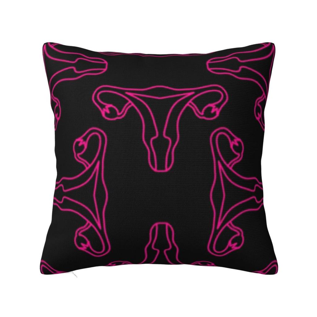 See Ya Later Ovulator Hysterectomy Uterus Square Pillowcase Cushion Cover Pillow Case Throw Pillow Cover for Home Sofa
