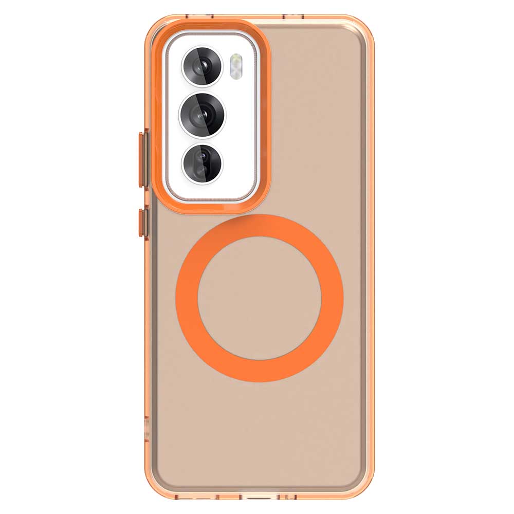 Magsafe Matte Phone Case For Oppo Reno12 Reno12 Pro 5G Protective Case Magnetic Wireless Charging Shockproof Back Cover
