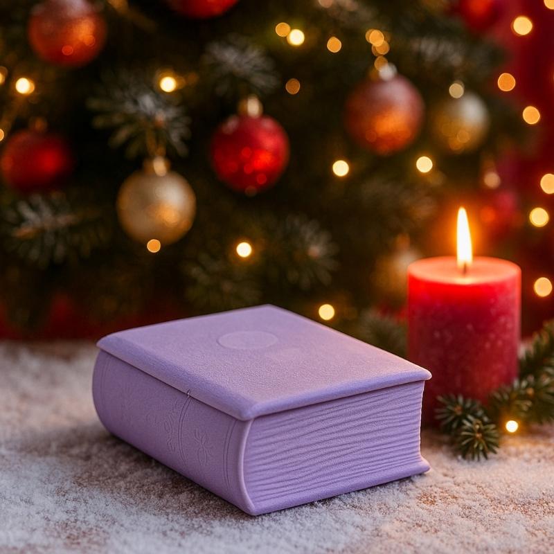 Food Grade Silicone Jewelry Mold Easy To Use Book Style Crafting Tool For Resin Decors Storage Boxes And Gift Packaging