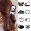 Bat Butterfly Hair Clip Halloween Halloween Shark Clip Fashion Ghost Hair Claw  Wash Face