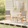 Day and Night - Day and Night Garden Chairs 2 Units Solid Acacia Wood