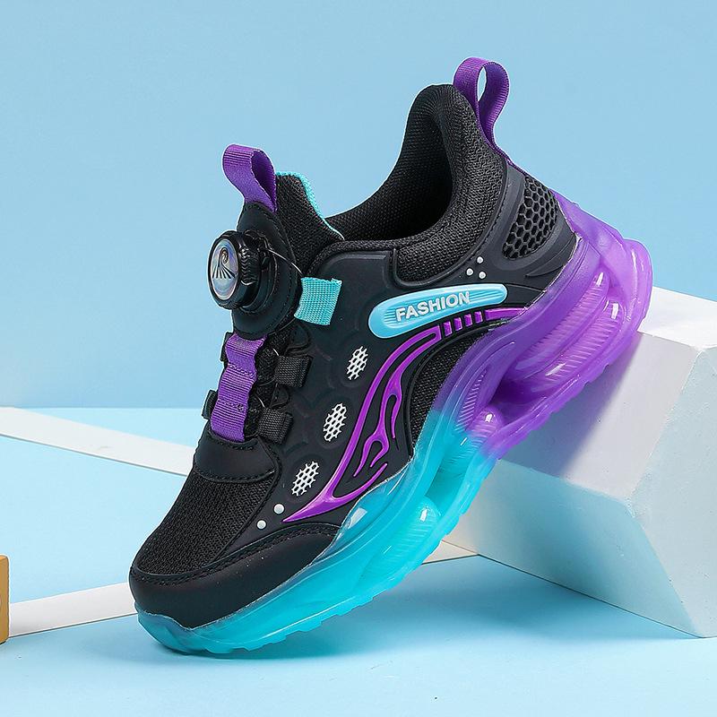 Breathable Boys' Sports Shoes: Mesh Running & Basketball Sneakers for Toddlers