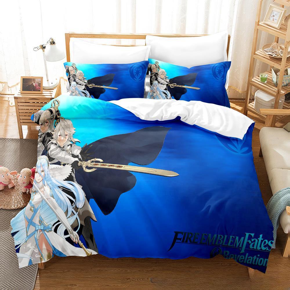 Game Fire Emblem Engage Bedding Set Duvet Cover Comforter Bed Set Quilt Cover Pillowcase King Queen Twin Size Boys Girls Adult