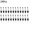 12/24pcs Stainless Steel Classic Bottle Pourers Tapered Spout Liquor Pourers Flow Wine Bottle Pour Spout Stopper Bar Accessories