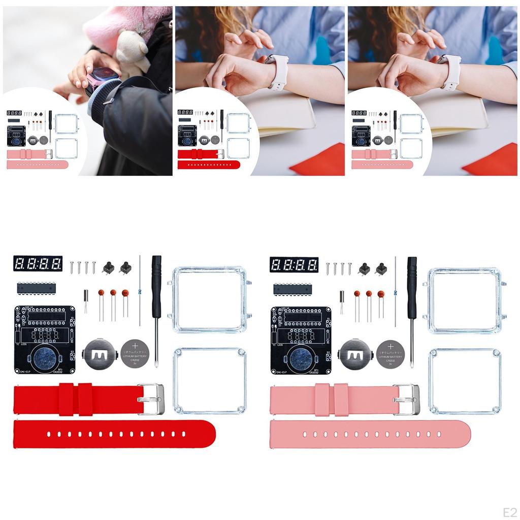 DIY Elektronická stavebnice hodinek Fyzikální hračka Pájecí praxe pro vzdělávání