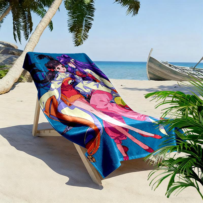 Cardcaptor Sakura 2D Flat Print Beach Towel, Large Soft Quick Dry Towel for Beach Camping SwimmingFSTJ261012245
